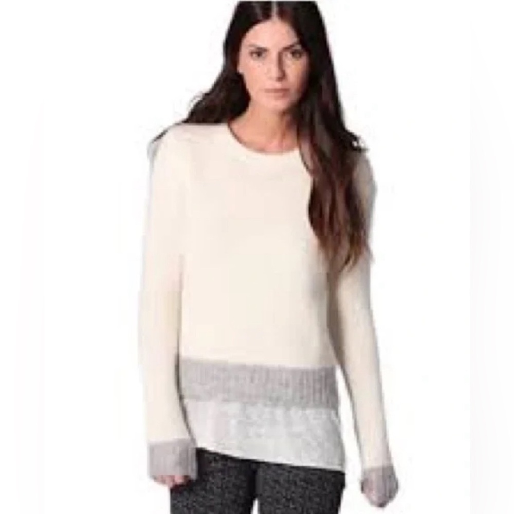 Rag & Bone Alpaca Blend Wool Block Sweater - image 1